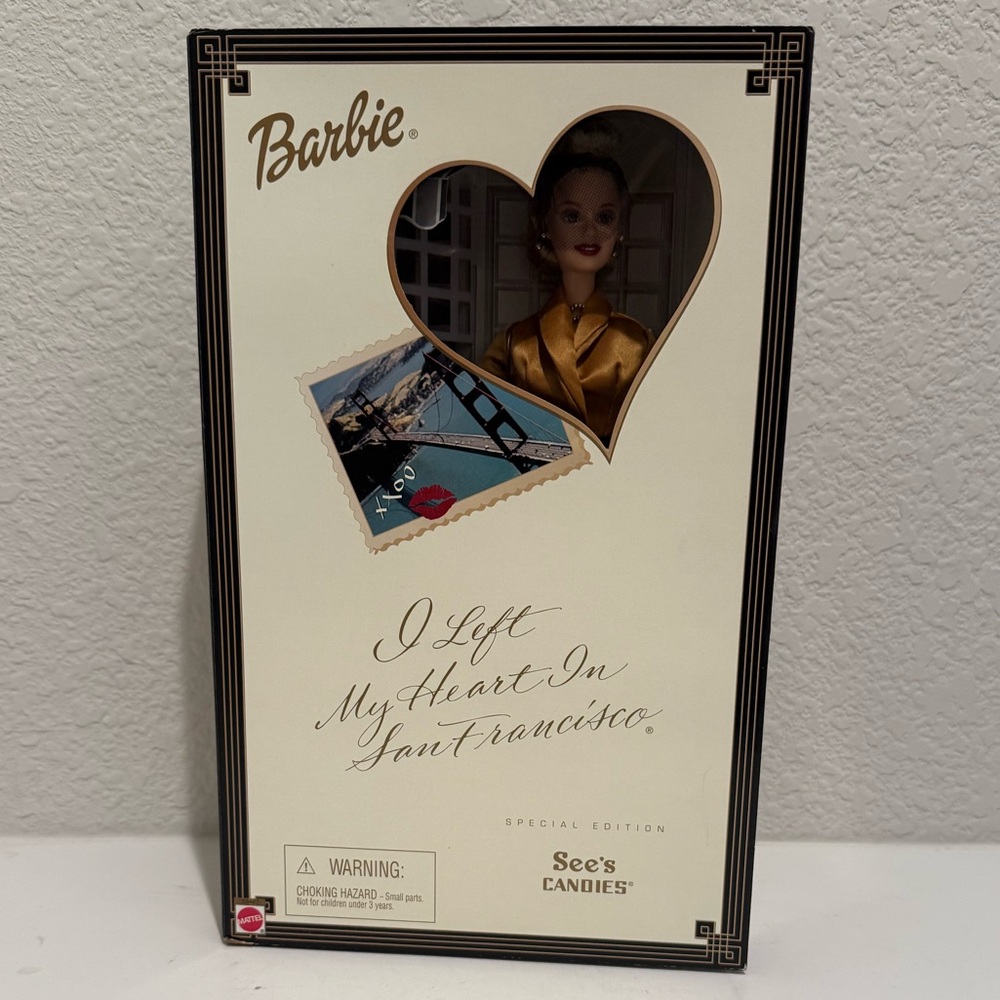 Barbie I Left My Heart in San Francisco See's Candies Special Edition 2001 NEW